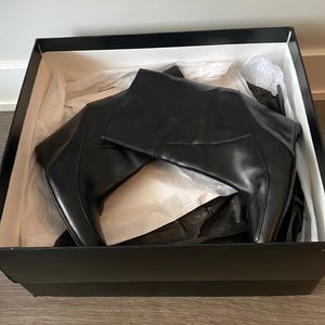 Alexander Wang Black Cato Wedge Booties